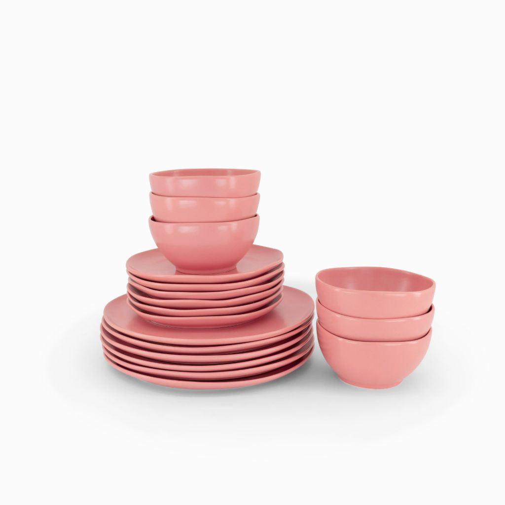 Pink Soup Bowls - Set of 6
