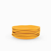 Orange Salad Plates - Set of 6