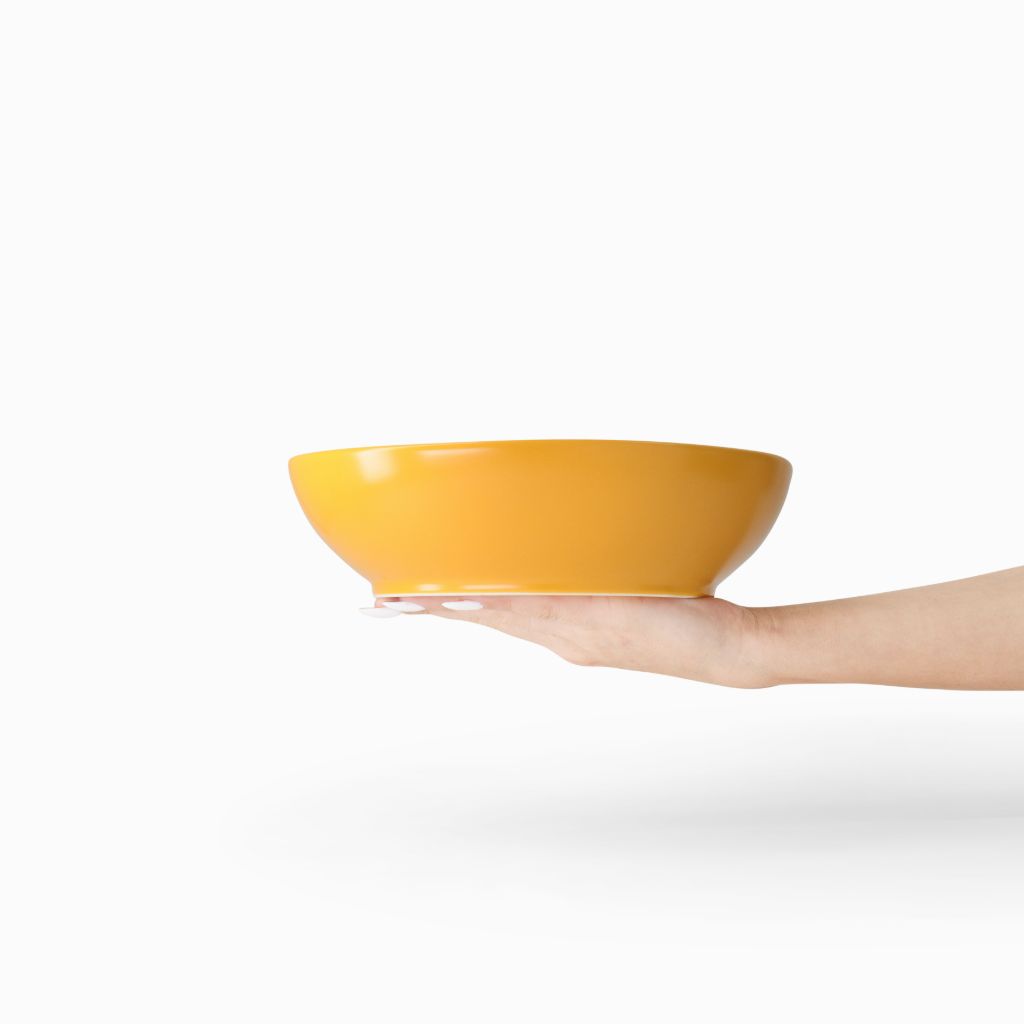 وعاء تقديم برتقالي - صغير