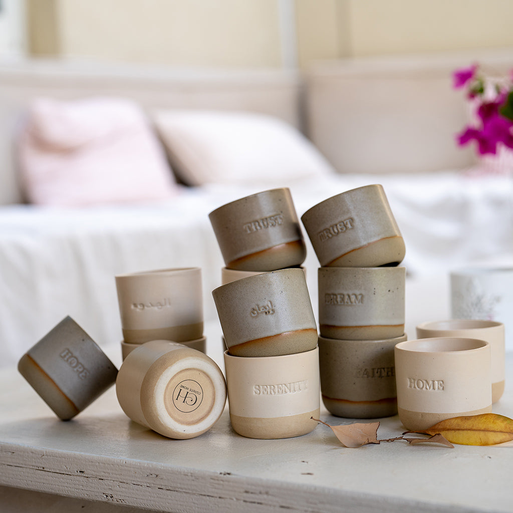 Home Cups- Set of 4