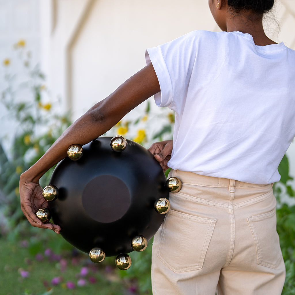 Bubble Decorative Bowl Black