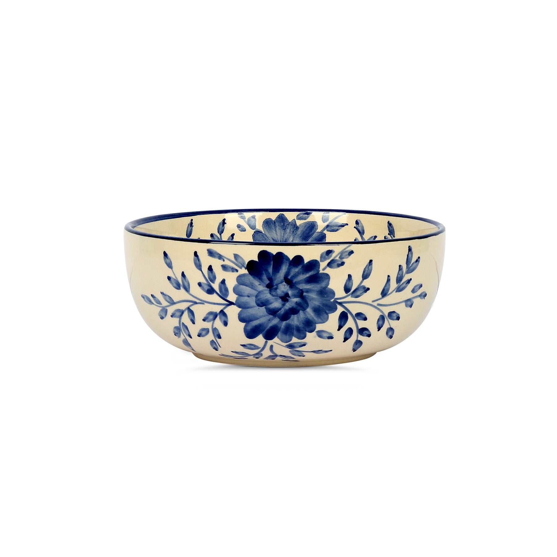 Luna Serving Bowl Hand Painted
