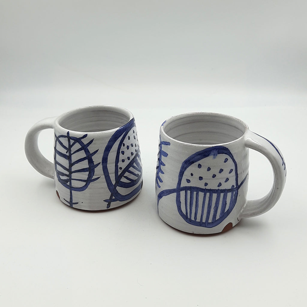 Absy Mug Blue & White