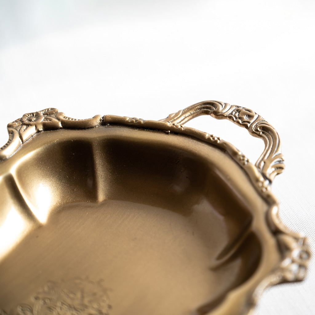 Contoured Brass Tray