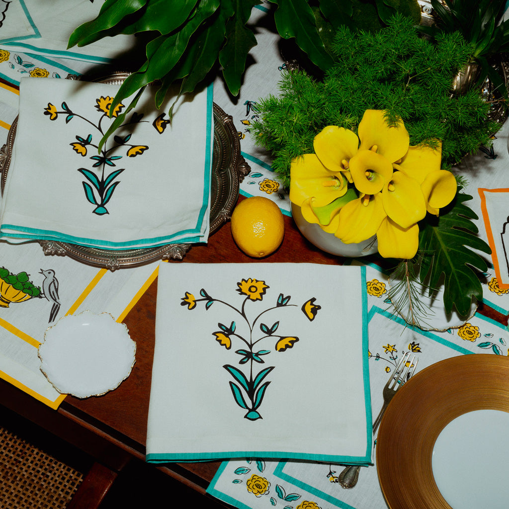 Iznik Table Mat and Napkin set