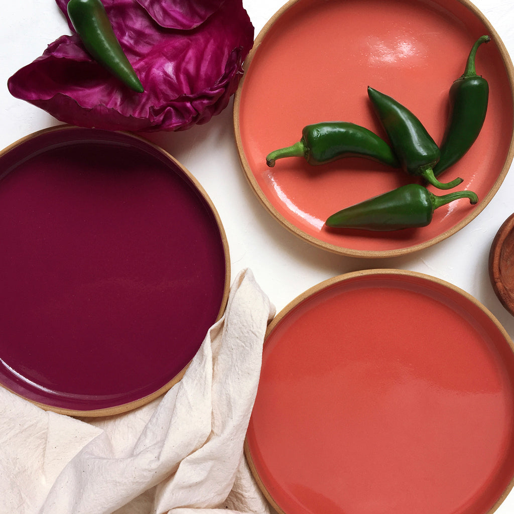 Rimmed Side Plate - Apricot