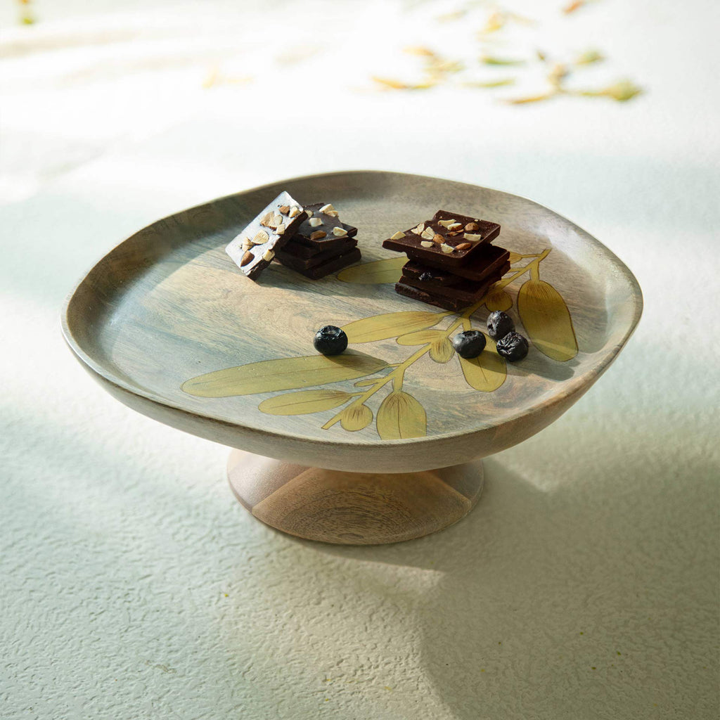 Wisteria Yellow Cake Stand