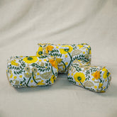 Block Printed Pouches Set of 3