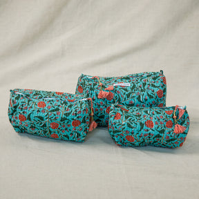 Block Printed Pouches Set of 3