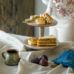 Wisteria Yellow 2 Tier Stand