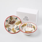 Bird Print Serving Bowl