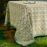 Neel Block Printed Tablecloth