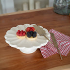 مجموعة زهرة - حامل كيك وطبق تقديم