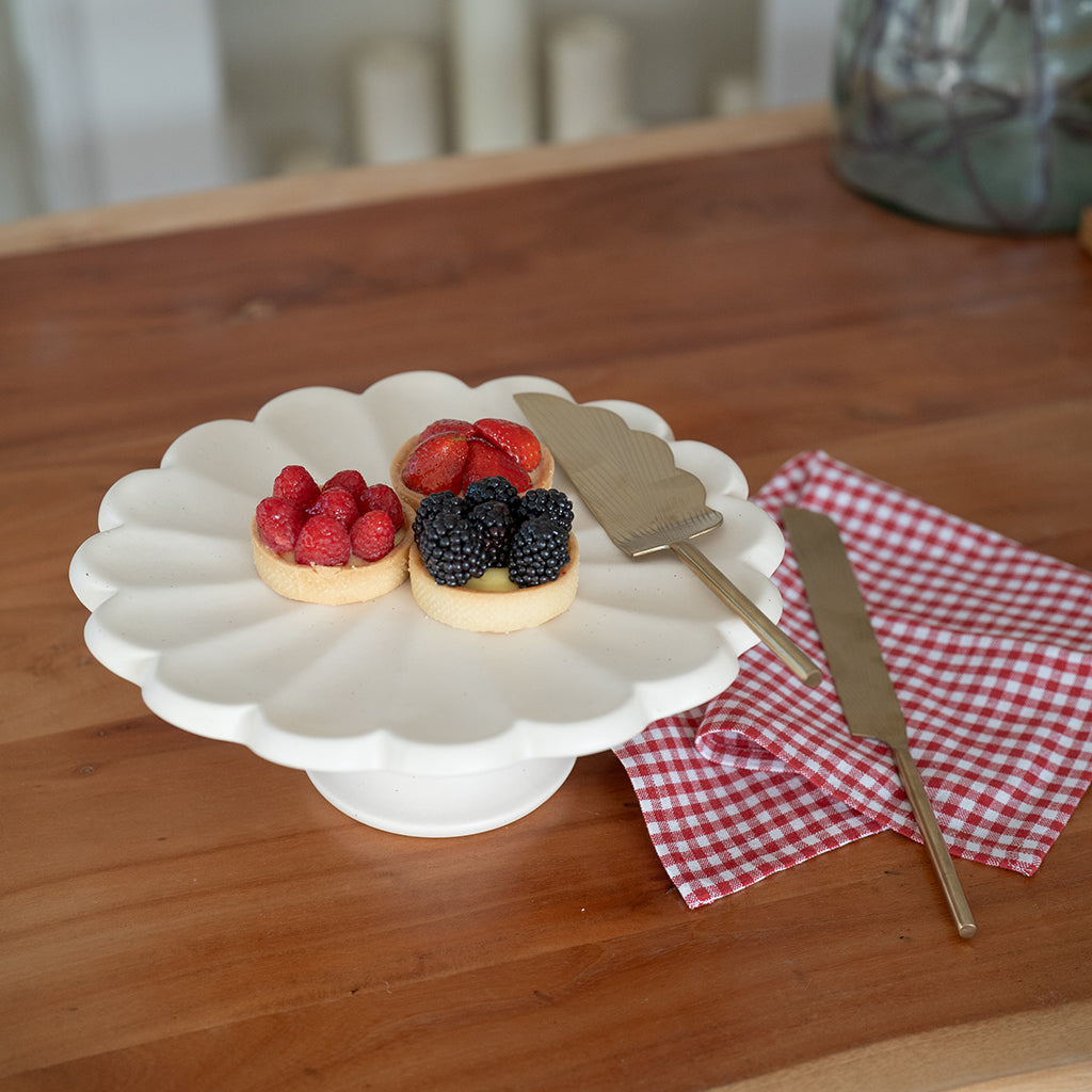 Zahra Cake Stand and Cake Knife Server Set