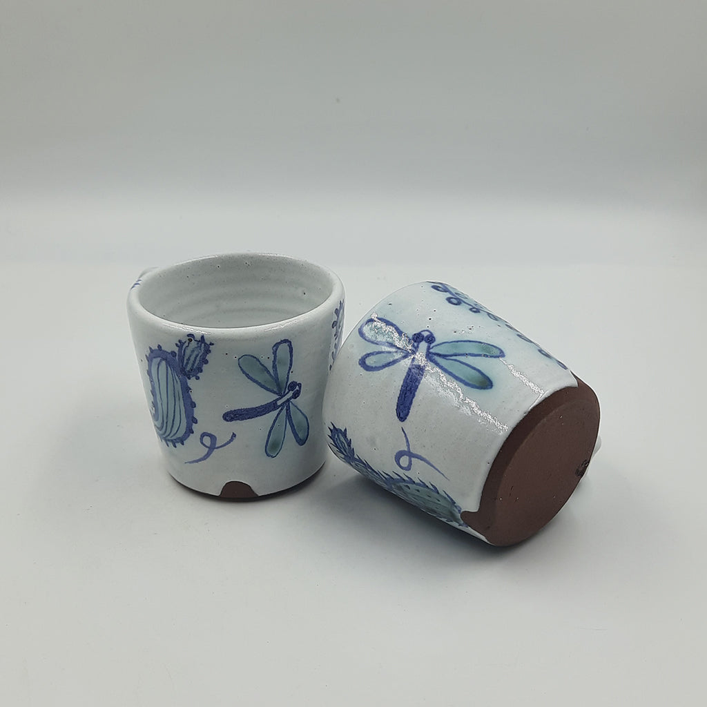 Blue And White Coffee Mugs- Assorted Motifs