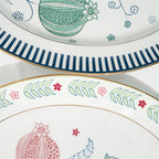 Chintz Platter - Blue