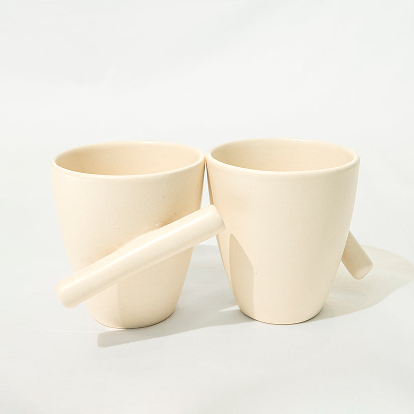 كوب مائل - مجموعة من قطعتين