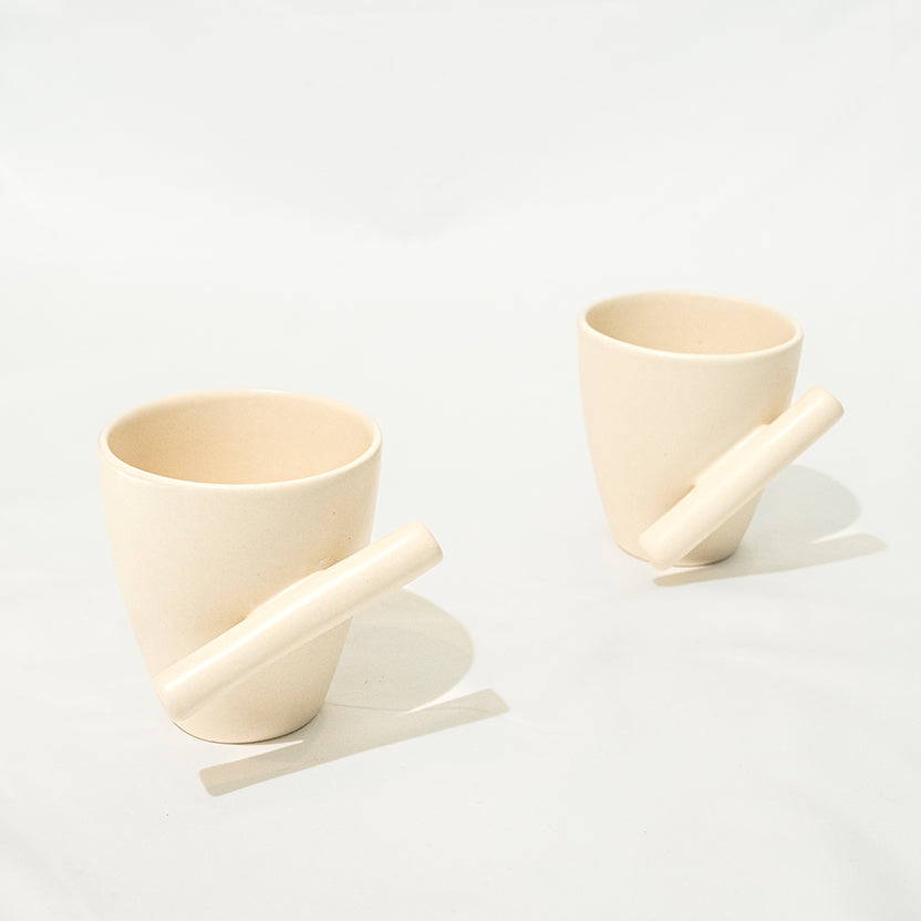 كوب مائل - مجموعة من قطعتين