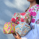 Block Printed Pouch