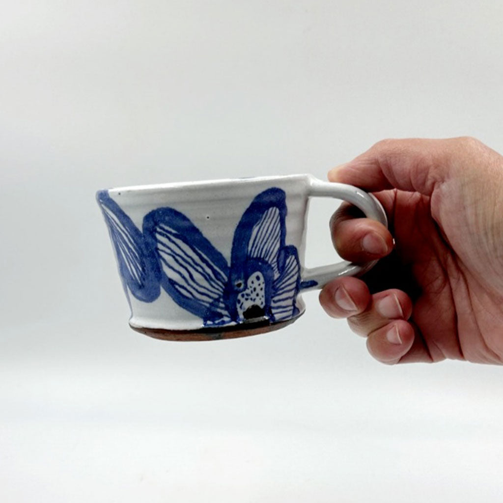 Blue And White Coffee Mugs- Assorted Motifs