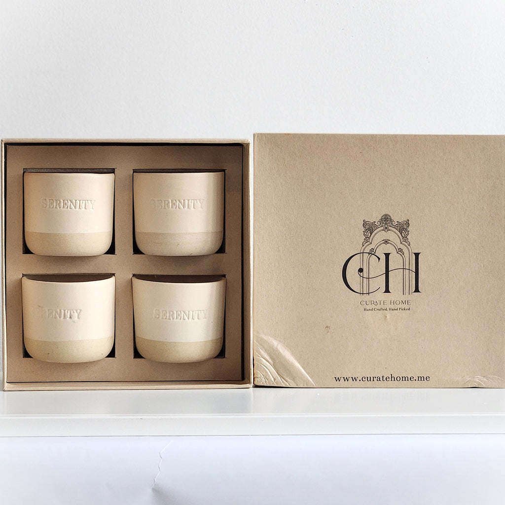 Serenity Cups - Set of 4 | Imperfectly Perfect