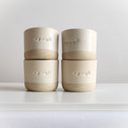 Peace and Serenity Cups - Set of 4 | Imperfectly Perfect