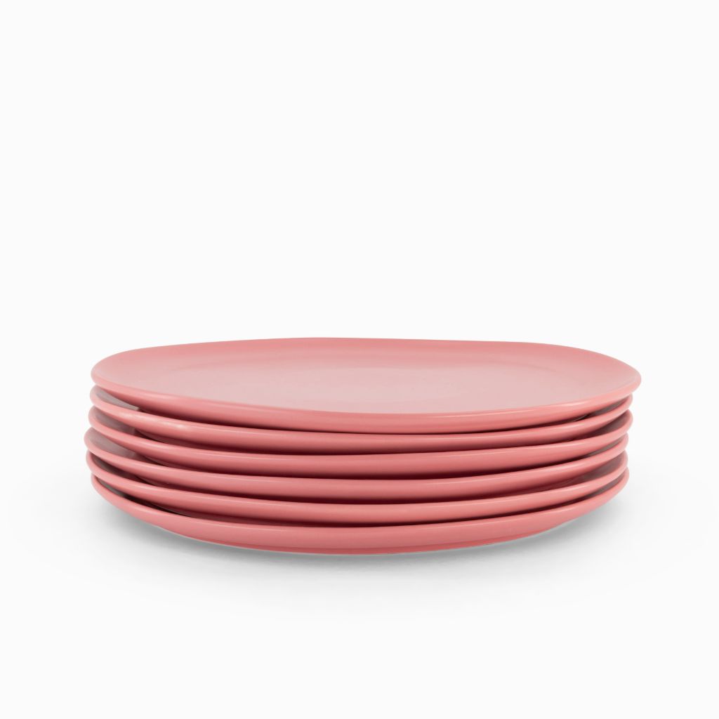 Pink Dinner Plates - Set of 6