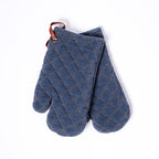 Denim Men's Apron and Oven Mitts