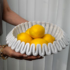 Marble Bowl Ruffled