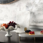 Safa White Marble Fruit Bowl