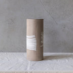 Gray Reverie Ceramic Vase & Utensil Holder with White Brush Strokes