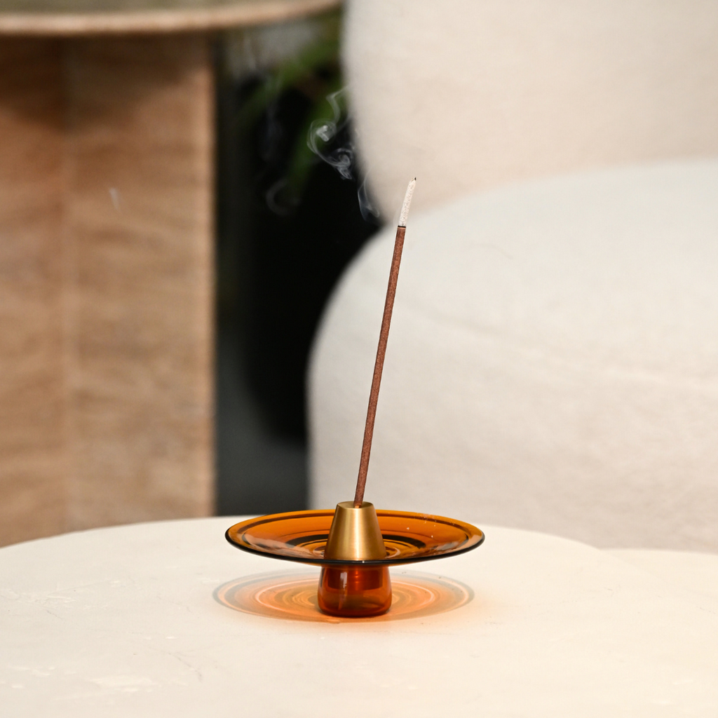 Amber Incense Holder Festive Box