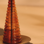 Amber Nilavilakku Oil Lamp Gift Box - Set of 2