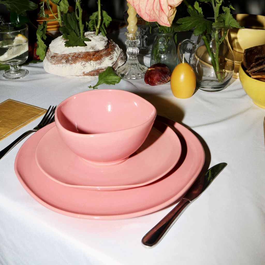 Pink Soup Bowls - Set of 6