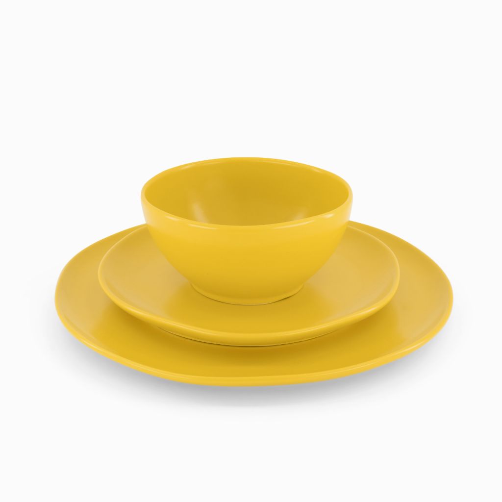 Yellow Salad Plates - Set of 6