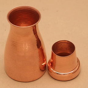 Copper Bedside Carafe and Glass