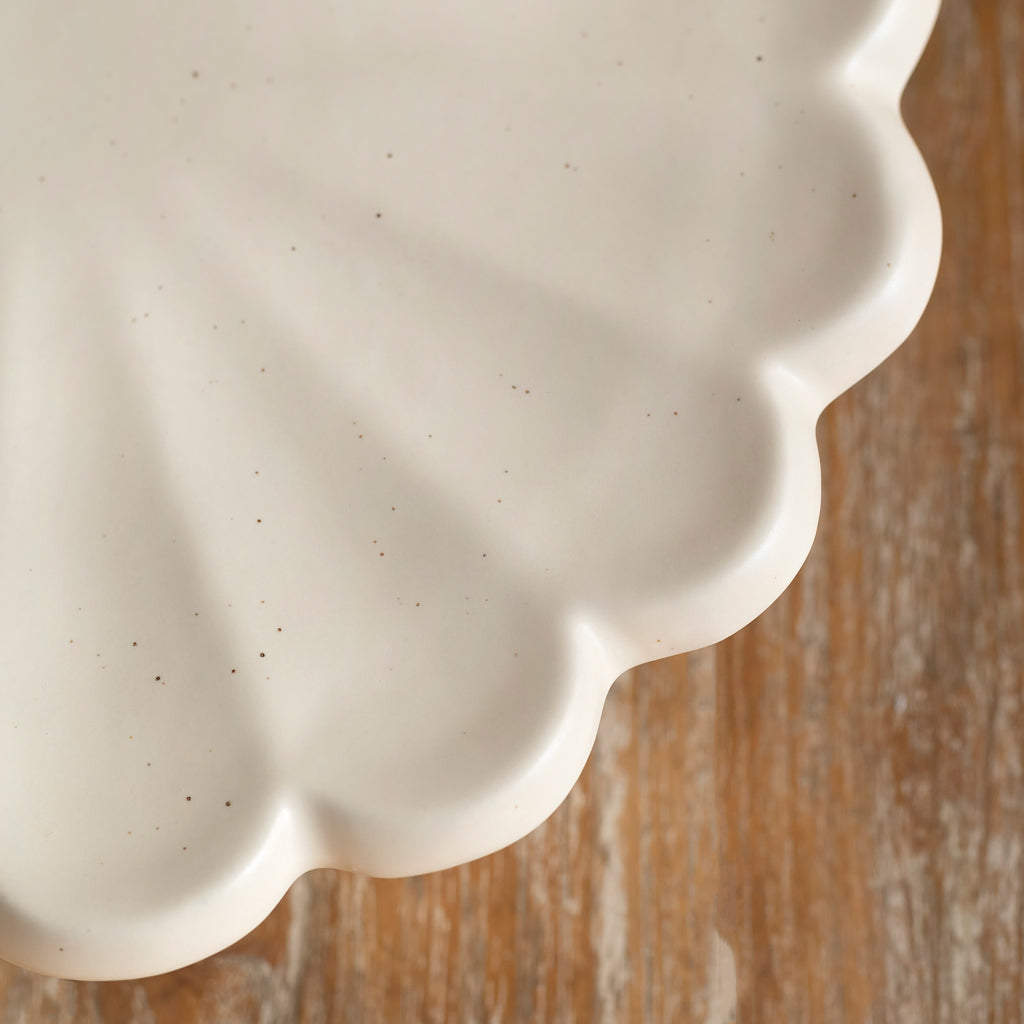 حامل كيك سيراميك زهرة