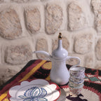 Golden Script Cawa Cups & Dallah Set