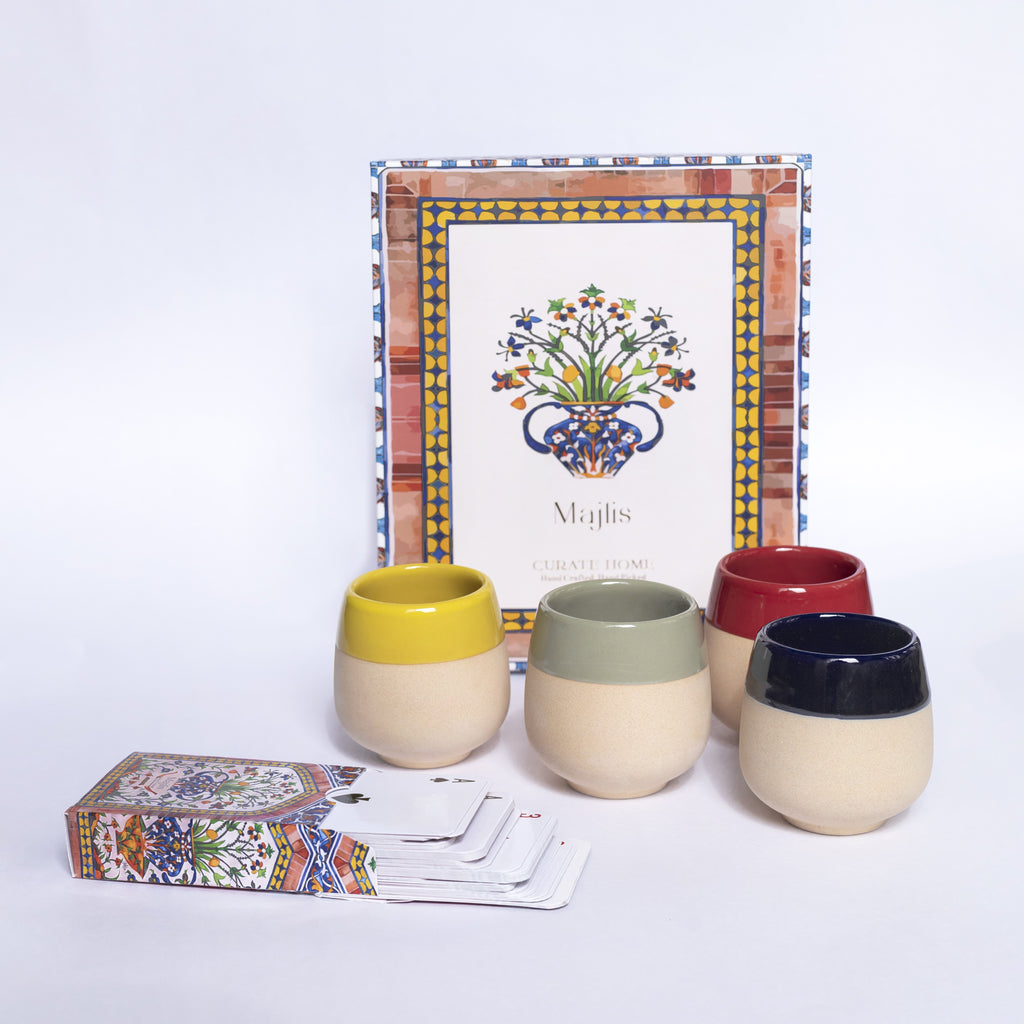 Majlis - Ceramic Cups and Playing Cards