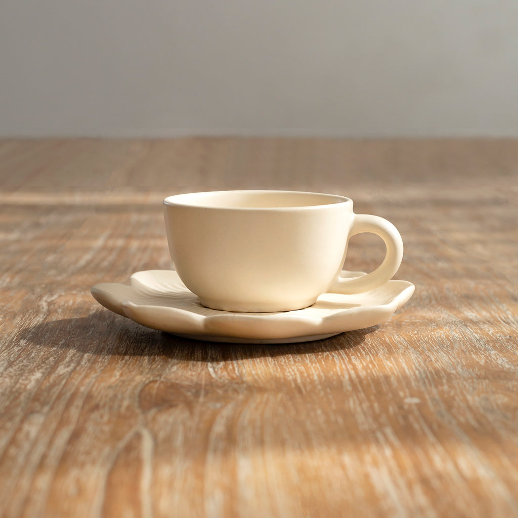 Flower Tea Cup & Saucer