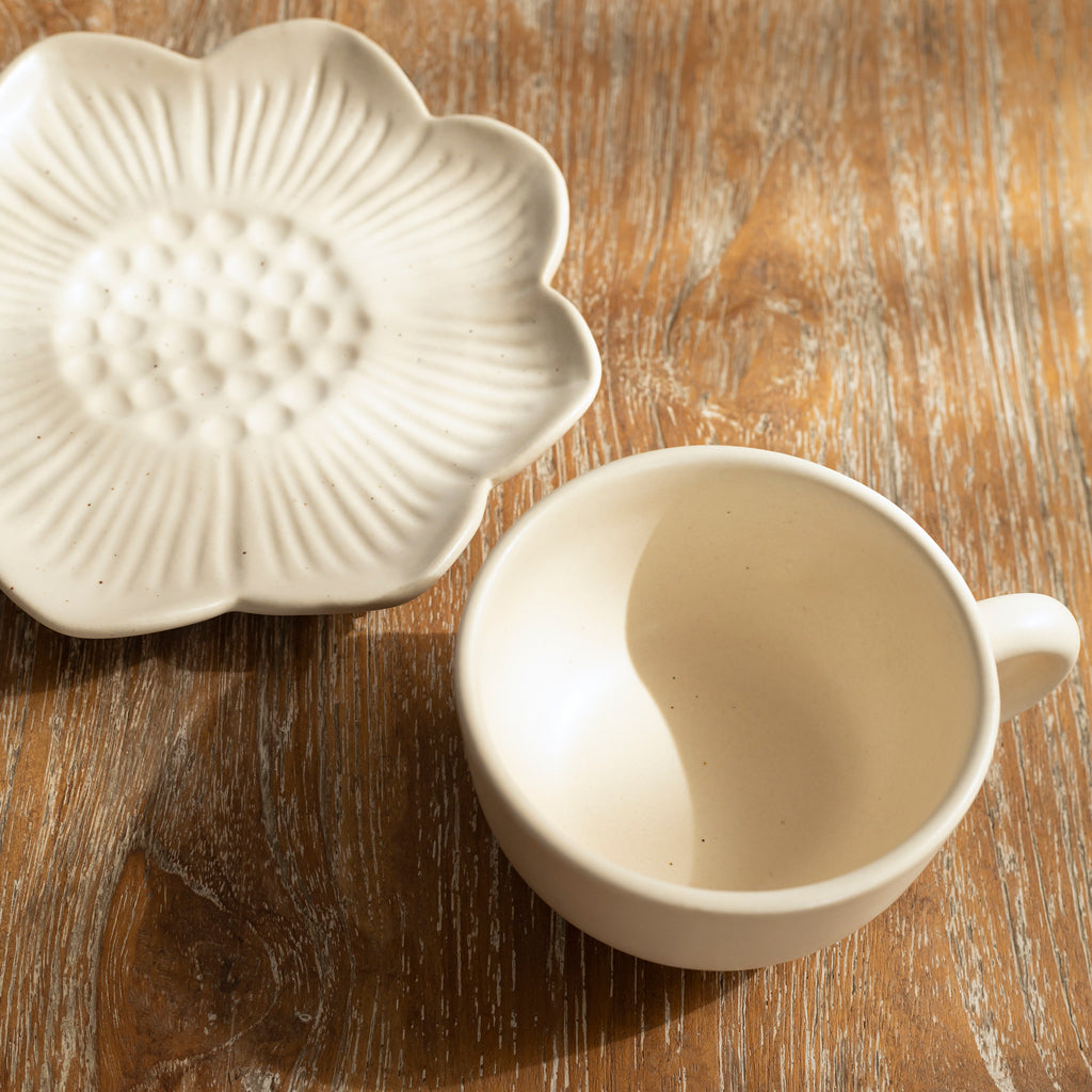 Flower Tea Cup & Saucer