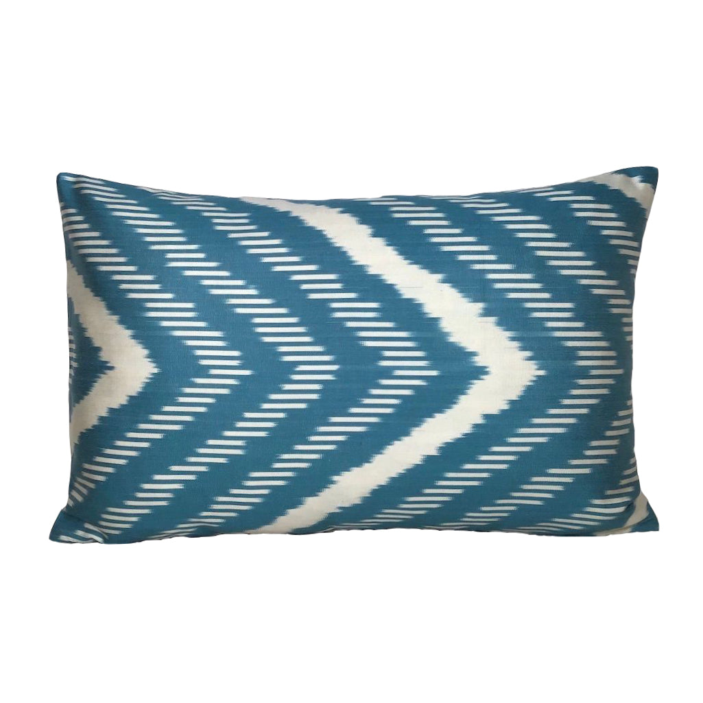 Blue and white Silk Cushion covers or case decor