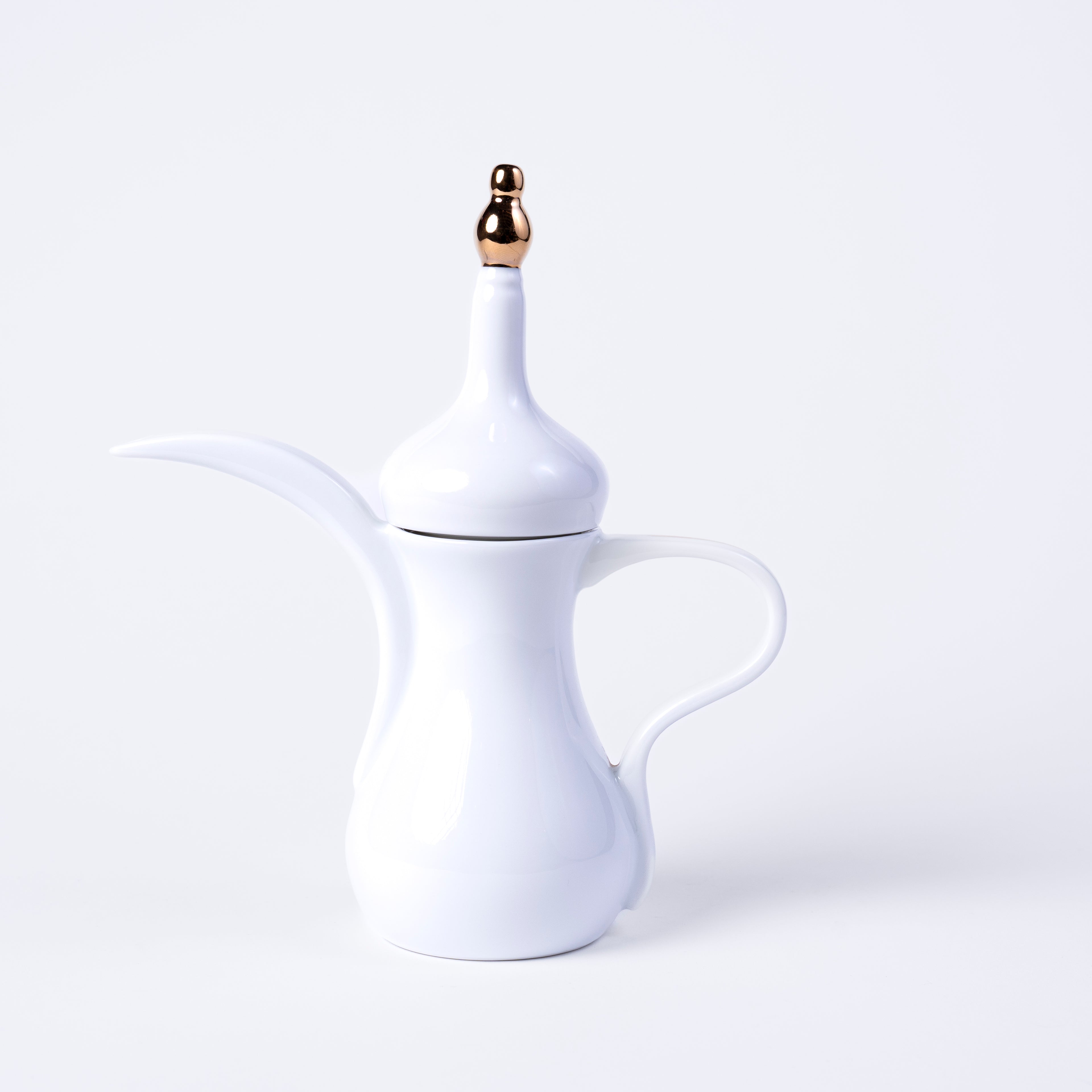 Golden Script Cawa Cups & Dallah Set