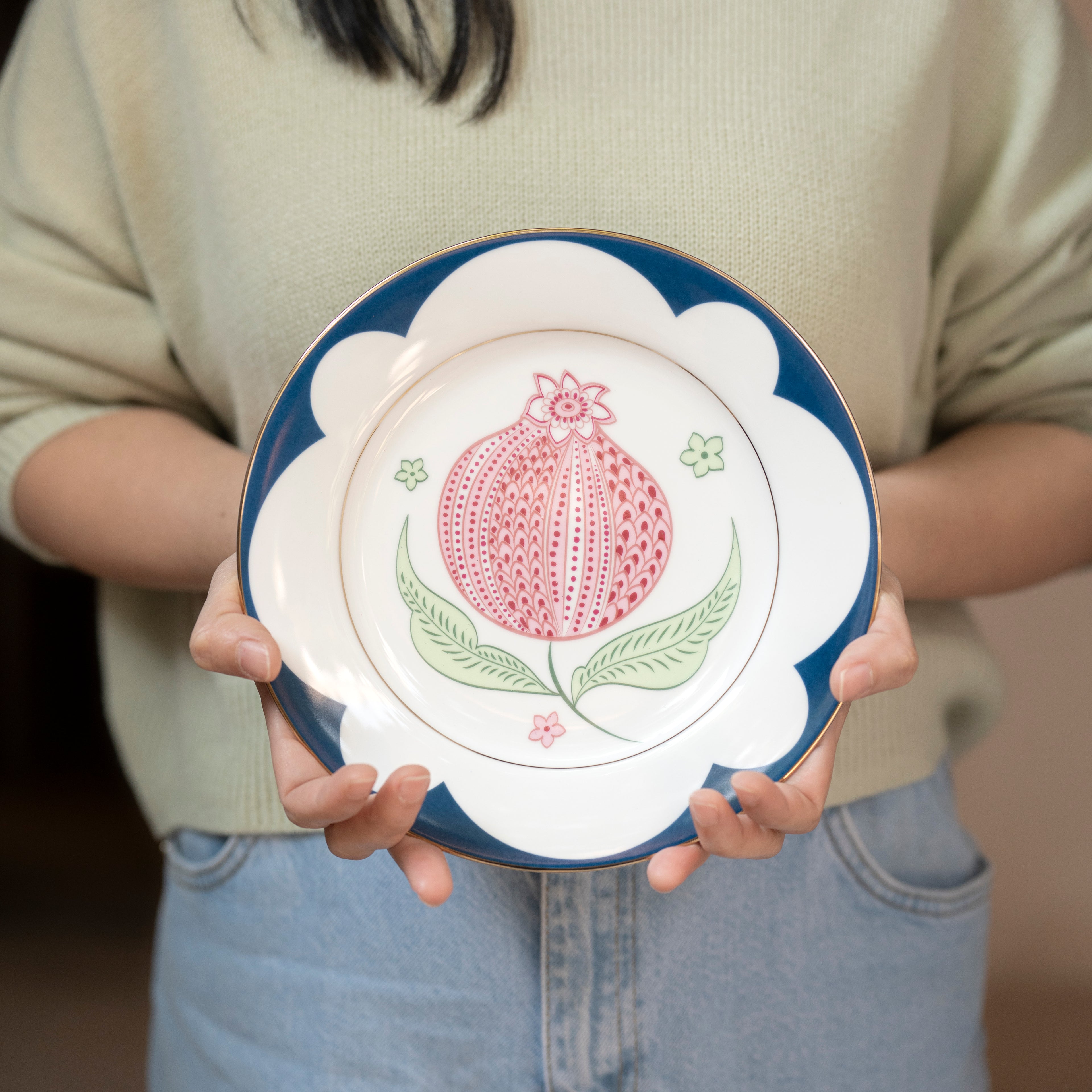 Chintz Salad Plates- Set of 4