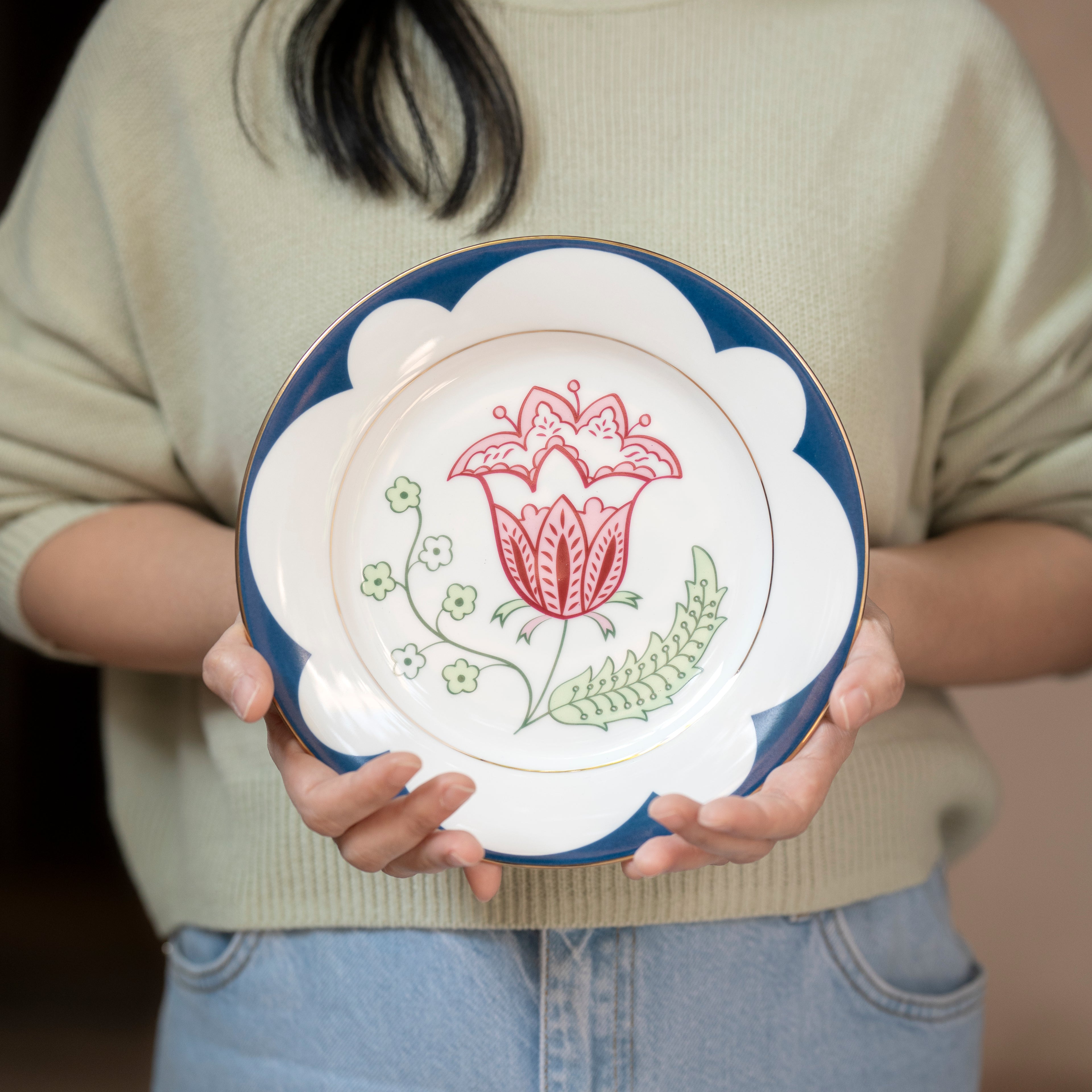 Chintz Salad Plates- Set of 4