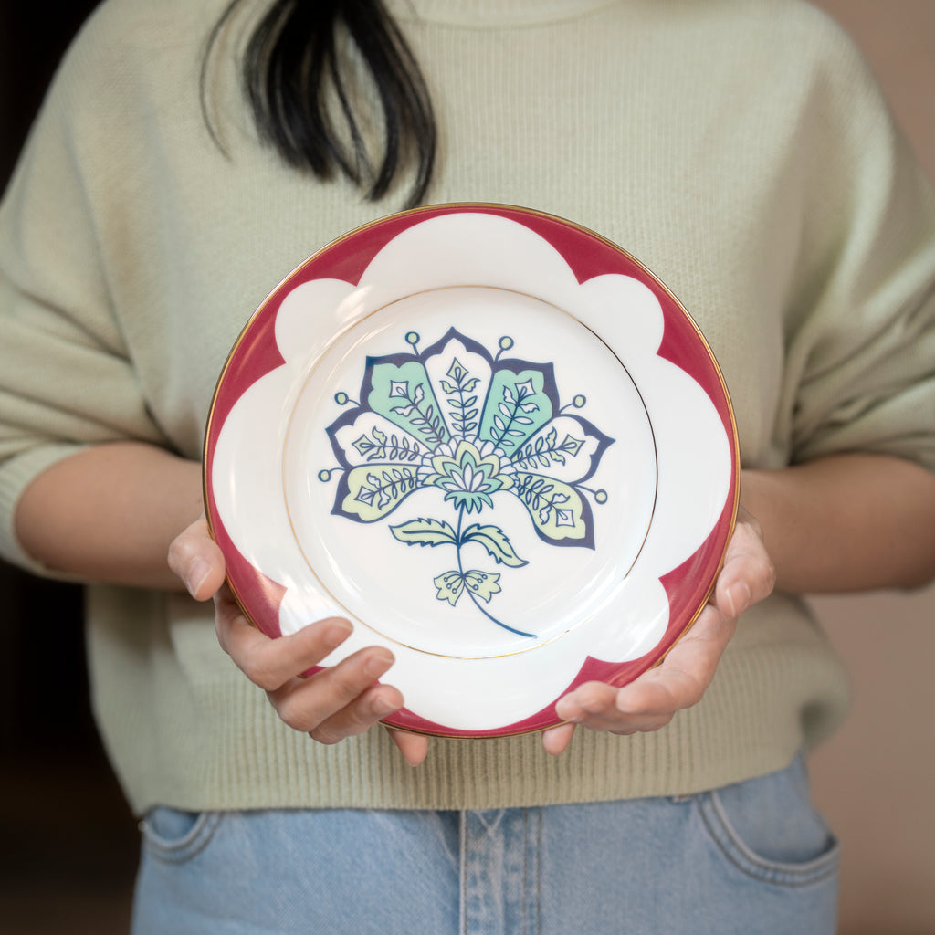 Chintz Salad Plates- Set of 4