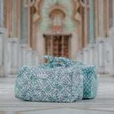 Block Printed Duffel Bag