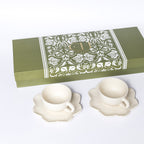 Flower Teacup & Saucer Set