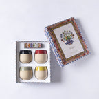 مجلس - أكواب سيراميك وأوراق لعب