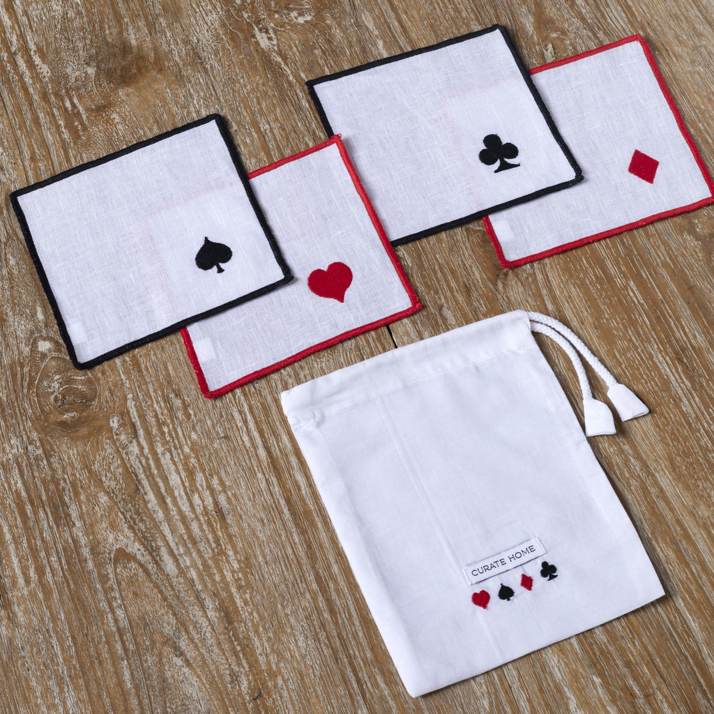 Majlis - Linen Cocktail Napkins